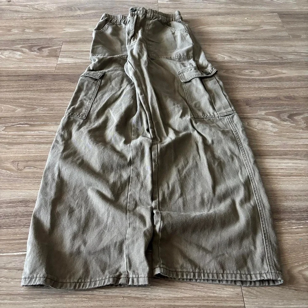 Vintage Y2K/2000s Baggy Brown Khaki Skater Cargo Pants! 29x29